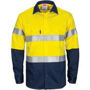 Picture of DNC Paton Saint Flame Retardant 2 Tone Cotton Shirt with 3M F/R Tape - L/S 3409