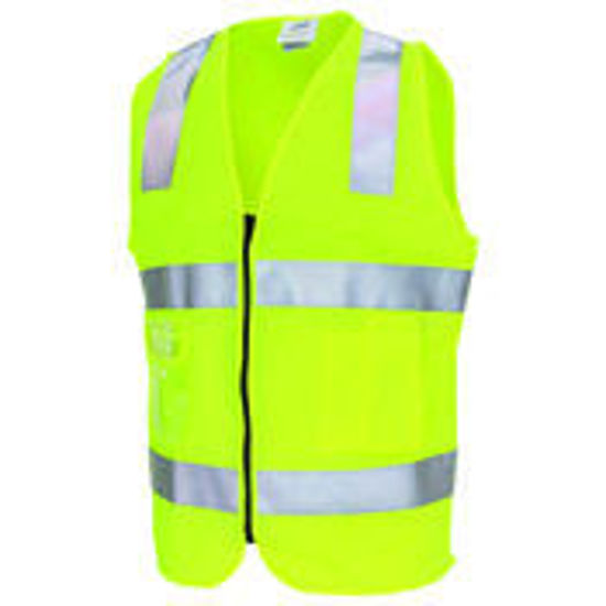 Picture of DNC Day/Night Side Panel Safety Vest with Generic R/Tape 3507