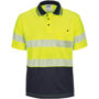 Picture of DNC HIVIS Segment Taped Mircomesh Polo - Short Sleeve 3511