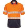 Picture of DNC HIVIS Segment Taped Mircomesh Polo - Short Sleeve 3511