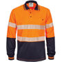 Picture of DNC HIVIS Segment Taped Mircomesh Polo - Long Sleeve 3513