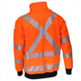 Picture of DNC HiVis Segmented Tape X Back 1/2 Zip Jumper 3533