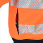 Picture of DNC HiVis Segmented Tape X Back 1/2 Zip Jumper 3533