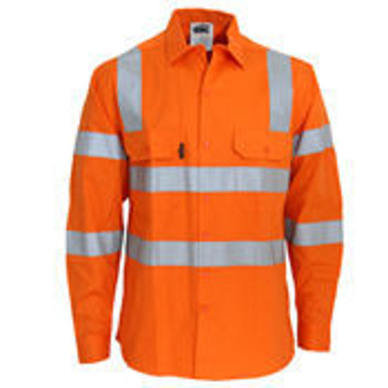 Picture of DNC Hi-Vis 3 way Cool-Breeze VIC Rail Shirt 3543