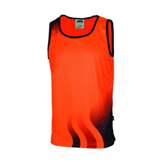 Picture of DNC WAVE HIVIS SUBLIMATED SINGLET 3561