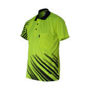 Picture of DNC Hivis Sublimated Stripe Polo 3565