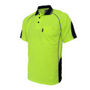 Picture of DNC Hi-Vis Semicircle-piping Polo 3569