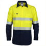 Picture of DNC HiVis 2 Tone Segment Taped Coolight Shirt 3648