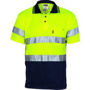 Picture of DNC HiVis D/D Cool Breathe Polo Shirt With CSR R/Tape - Short Sleeve 3715