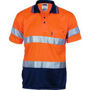 Picture of DNC HiVis D/D Cool Breathe Polo Shirt With CSR R/Tape - Short Sleeve 3715