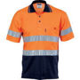 Picture of DNC Hi Vis Two Tone Cotton Back Polos with Generic R.Tape - short sleeve 3717