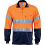 Picture of DNC Hi Vis Two Tone Cotton Back Polos with Generic R.Tape - L/S 3718