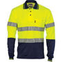 Picture of DNC Hi Vis Two Tone Cotton Back Polos with Generic R.Tape - L/S 3718