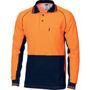 Picture of DNC HiVis Cotton Backed Cool-Breeze Contrast Polo - long Sleeve 3720