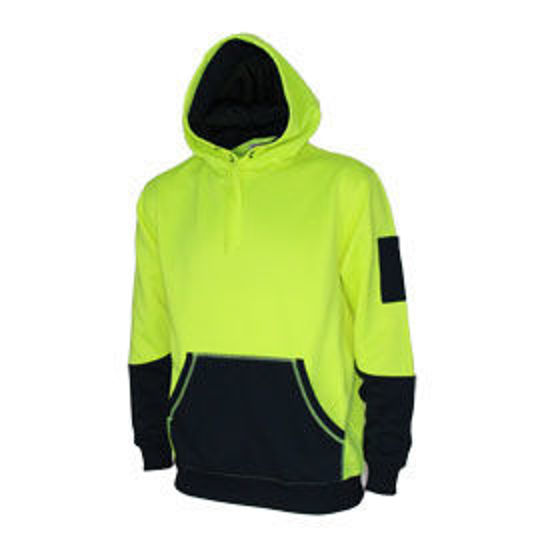 Picture of DNC Hivis 2 tone super fleecy hoodie 3721