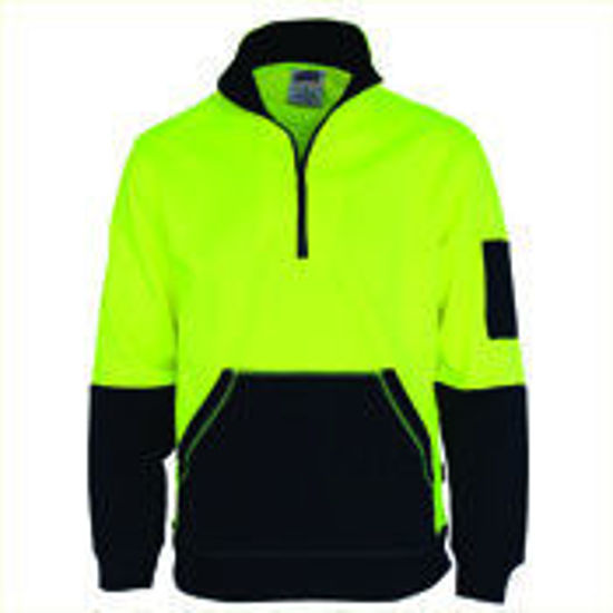 Picture of DNC HiVis 1/2 Zip Super Fleecy 3724