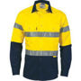 Picture of DNC HiVis two tone drill shirts with 3M8906 R/Tape - long sleeve 3736