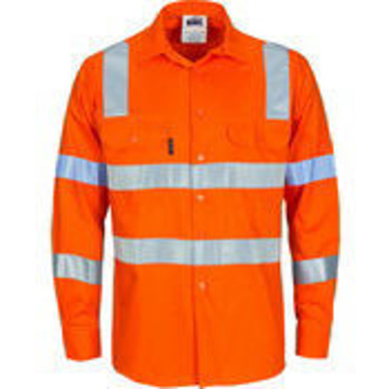 Picture of DNC HIVIS D/N L/W COTTON SHIRT 3743