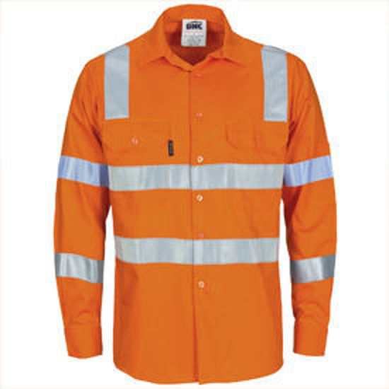 Picture of DNC HiVis L/W Bio-motion Shoulder Stripe & "X" Back Shirt 3744