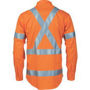 Picture of DNC HiVis Cool-Breeze Cotton Shirt with 'X' Back & additional 3m r/Tape on Tail - long sleeve 3746