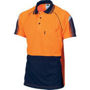 Picture of DNC HiVis Cool-Breathe Sublimated Piping Polo - Short Sleeve 3751