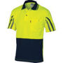 Picture of DNC HiVis Cool-Breathe Printed Stripe Polo - Short Sleeve 3752