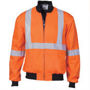 Picture of DNC HiVis Cotton Bomber Jacket with 'X' Back & additional CSR R/Tape below 3759