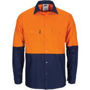 Picture of DNC HiVis R/W Cool-Breeze T2 Vertical Vented Cotton Shirt with Gusset Sleeves - Long Sleeve 3781