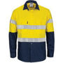 Picture of DNC HiVis R/W Cool-Breeze T2 Vertical Vented Cotton Shirt with Gusset Sleeves, Generic R/Tape - Long Sle 3782