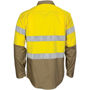 Picture of DNC HiVis L/W Cool-Breeze T2 Vertical Vented Cotton Shirt with Gusset Sleeves. Generic Tape - Long sleev 3784