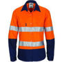 Picture of DNC Ladies HIVIS Cool-Breeze Cotton Shirt with CSR R/Tape - Long Sleeve 3786