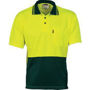 Picture of DNC HiVis Two Tone Cool Breathe Polo Shirt, Short Sleeve 3811