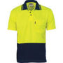 Picture of DNC HiVis Two Tone Cool Breathe Polo Shirt, Short Sleeve 3811