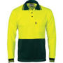 Picture of DNC HiVis Two Tone Cool Breathe Polo Shirt, Long Sleeve 3813