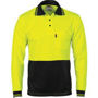 Picture of DNC HiVis Two Tone Cool Breathe Polo Shirt, Long Sleeve 3813