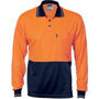 Picture of DNC HiVis Two Tone Cool Breathe Polo Shirt, Long Sleeve 3813