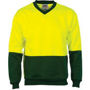 Picture of DNC HiVis Two Tone Fleecy Sweat Shirt (Sloppy Joe) V-Neck 3822