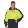 Picture of DNC HiVis 2 Tone 1/2 Zip Hi-Neck Panel Fleecy Windcheater 3823