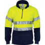 Picture of DNC HiVis Two Tone 1/2 Zip Polar Fleece with CSR R/Tape 3829