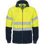 Picture of DNC HiVis two tone full zip polar fleece with generic R/Tape 3830