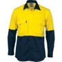 Picture of DNC HiVis Two Tone Cotton Drill Shirt - Long Sleeve 3832