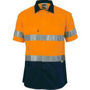 Picture of DNC HiVis Two Tone Drill Shirt with 3M 8906 R/Tape - short sleeve 3833