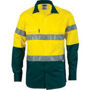 Picture of DNC HiVis Two Tone Drill Shirt with 3M 8910 R/Tape - Long Sleeve 3836