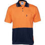 Picture of DNC HiVis Cool-Breeze Cotton Jersey Polo Shirt
with Under Arm Cotton Mesh - S/S 3845