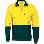 Picture of DNC HiVis Cool-Breeze Cotton Jersey Polo Shirt
with Under Arm Cotton Mesh - L/S 3846