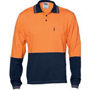 Picture of DNC HiVis Cool-Breeze Cotton Jersey Polo Shirt
with Under Arm Cotton Mesh - L/S 3846