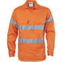 Picture of DNC HiVis Close Front Cotton Drill
Shirt with 3M R/Tape 3848