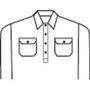 Picture of DNC HiVis Close Front Cotton Drill
Shirt with 3M R/Tape 3848