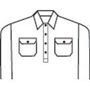 Picture of DNC HiVis Two Tone Closed Front Cotton Shirt
with 3M R/Tape 3849