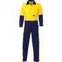 Picture of DNC HiVis Cool-Breeze 2-Tone LightWeight Cotton Coverall 3852